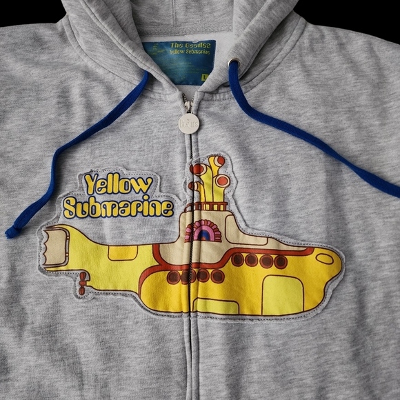 The Beatles The Yellow Submarine zip up Mens size large - Picture 6 of 8